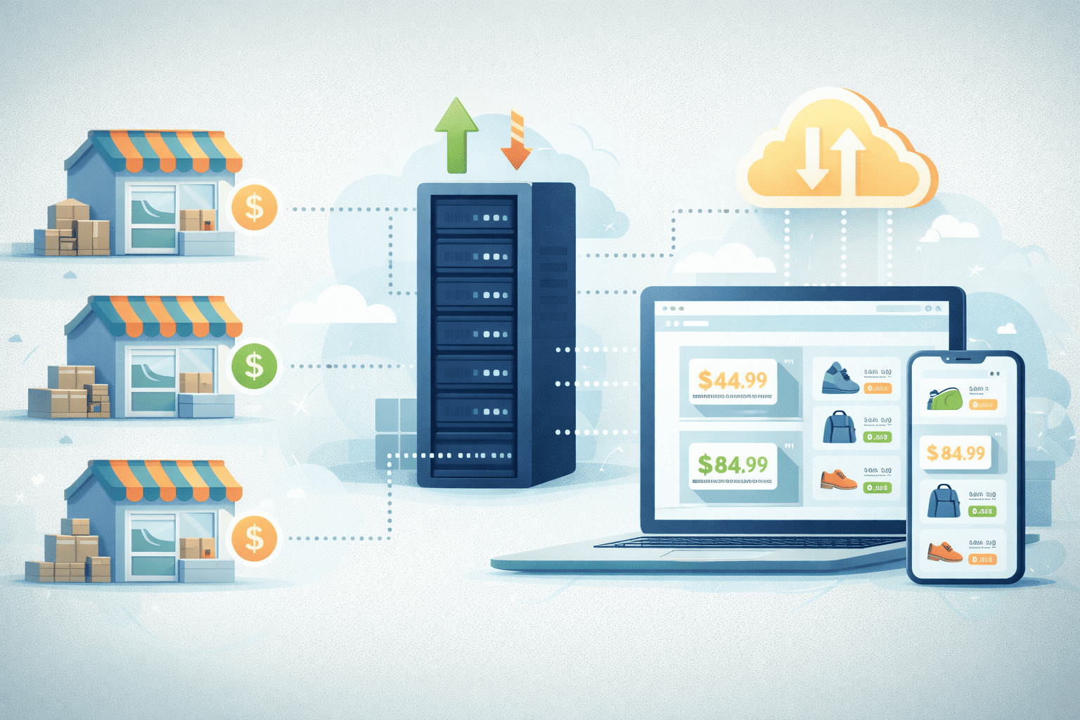 Трансляция цены продавца